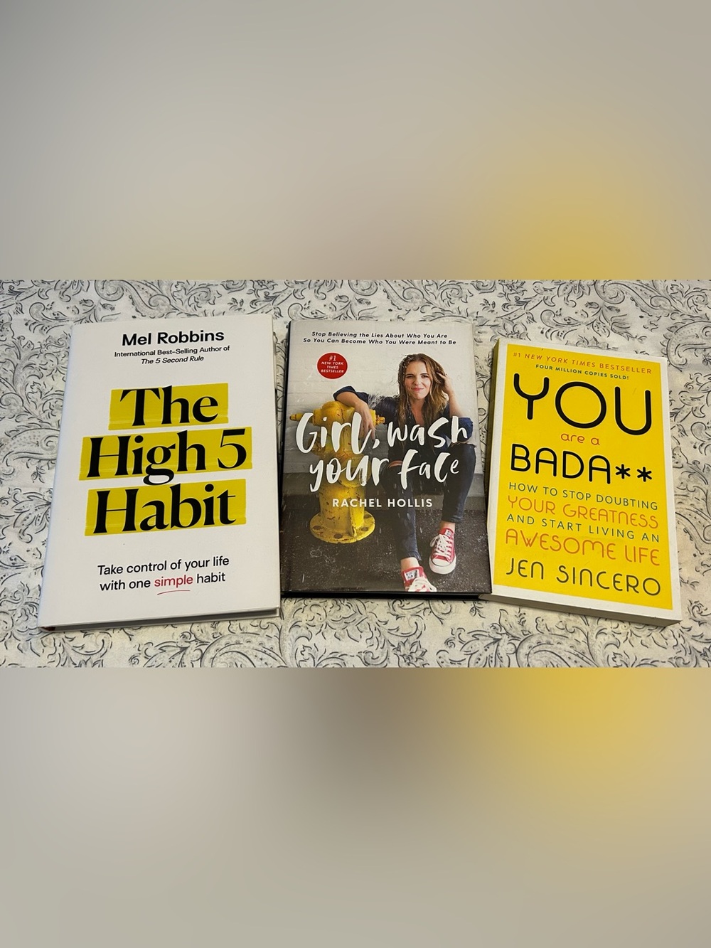 Personal Growth Book Bundle - Mel Robbins, Rachel Hollis, Jen Sincero